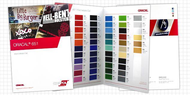 Oracal 651 Color Chart – Melissa's Vinyl Supply